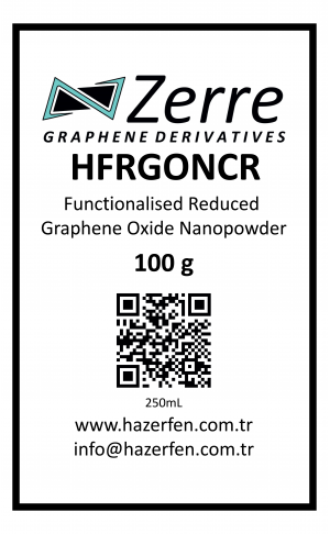 HFRGONCR - Fonksiyonel Kimyasal İndirgenmiş Grafen Oksit Nanotoz 100g