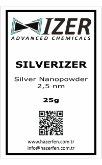 Silverizer - Gümüş Nanotoz 2,5nm 25g