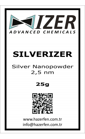 Silverizer - Gümüş Nanotoz 2,5nm 25g