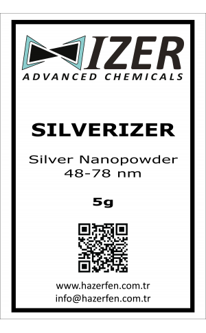 Silverizer - Gümüş Nanotoz 48-78nm 5g