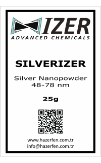 Silverizer - Gümüş Nanotoz 48-78nm 25g