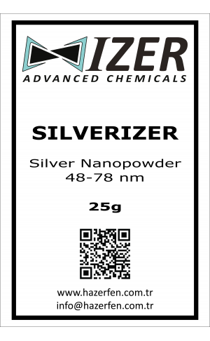 Silverizer - Gümüş Nanotoz 48-78nm 25g