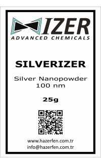 Silverizer - Gümüş Nanotoz 100nm 25g