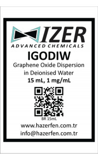 IGODIW - Deiyonize Su İçinde Grafen Oksit Dispersiyonu 15mL 1mg/mL