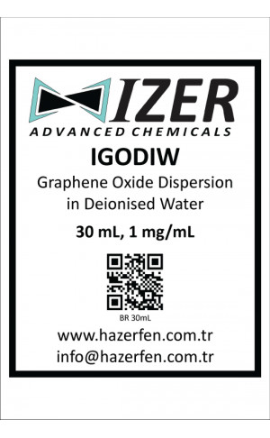 IGODIW - Deiyonize Su İçinde Grafen Oksit Dispersiyonu 30mL 1mg/mL