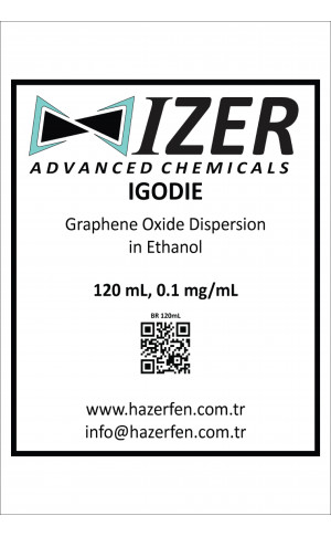 IGODIE - Etanol İçinde Grafen Oksit Dispersiyonu 120mL 0.1mg/mL