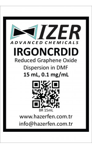 IRGONCRDID - DMF İçinde Kimyasal İndirgenmiş Grafen Oksit Dispersiyou 15mL 0.1mg/mL