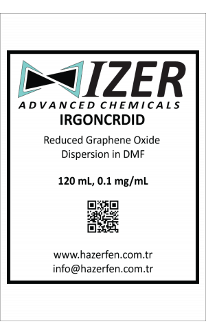 IRGONCRDID - DMF İçinde Kimyasal İndirgenmiş Grafen Oksit Dispersiyou 120mL 0.1mg/mL