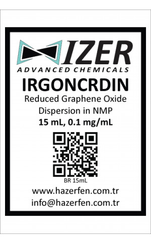 IRGONCRDIN - NMP İçinde Kimyasal İndirgenmiş Grafen Oksit Dispersiyou 15mL 0.1mg/mL