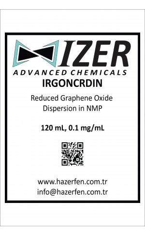 IRGONCRDIN - NMP İçinde Kimyasal İndirgenmiş Grafen Oksit Dispersiyou 120mL 0.1mg/mL